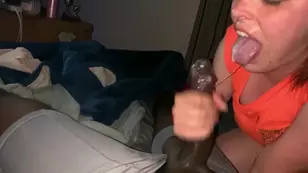 A super bad piss orgasm in emotional and difficult threesome with a skinny teen