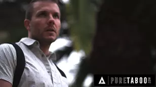 Step sister Anna coaches horny stepbrother Codey on pussy licking in taboo action