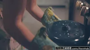 A hot woman begs her Master for a hard flogging and fucking