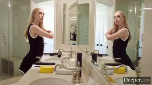 Braylin the disobedient girl gets punished and dominated in femdom style