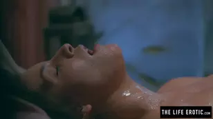 A lonely girl with puffy nipples enjoys herself in high definition