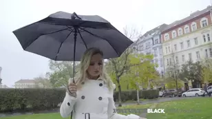 Black stallion with natural body and hairy pussy shoots an erotic video with Victoria Pure