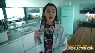 Watch hot Sybil's lesbian flash drive starring in a POV video