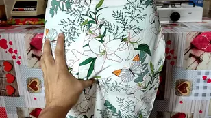 Helpful family or tight clothes XV video with a wife and stepmother showing off their figures