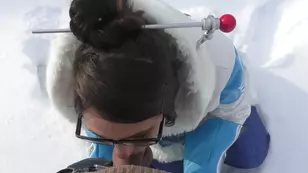 The magic teacher made a naughty act outdoors in cosplay costume