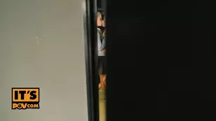 Two flirtatious girls with small boobs in threesome action