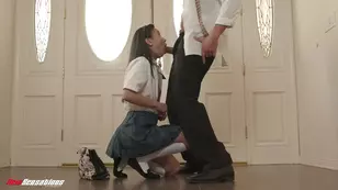Professor fucked Kimmy Kimm after class the petite Asian schoolgirl didn't mind