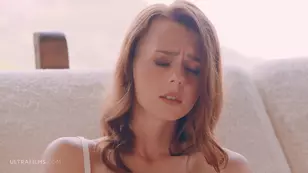 A hot woman in sexy underwear makes a stunning solo performance