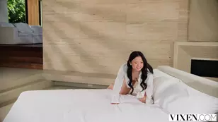 Redhead vixen shoots steamy scenes with her partner in stunning p quality