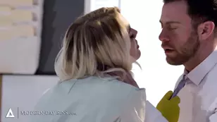 An evil superior man forces his subordinates to commit sex acts