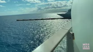 A cute year old innocent is fucking on a ship in POV