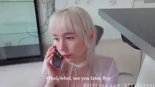 POV with Alice Bong getting fucked by friend at home