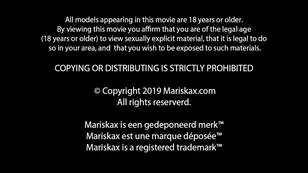 A beautiful solo sex scene with Mariska X and Lady Lyne at a swingers party