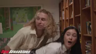 Jasmine Wilde the busty Asian schoolgirl skips class to enjoy Michael Vegas