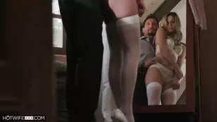 Athena Faris shared her hot husband with another in a steamy group encounter