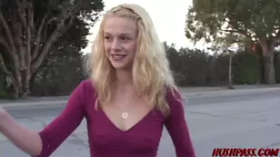 Medium quality clip with Jane XV outdoors getting fucked in p