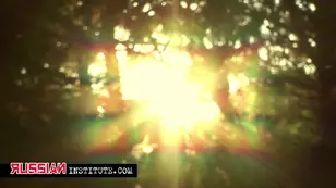 The beautiful victim persuaded to anal sex by a charming guy at the Russian Institute