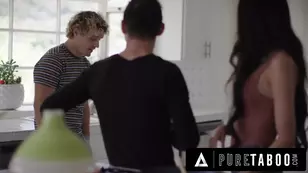 A compact and appetizing Sophia Burns insinuated herself into the confidential affairs of her step parents