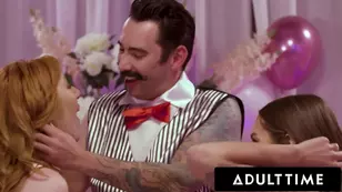 Young April Olsen learned the lesson about not getting on the wrong side of a playgirl