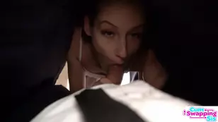 Young and older girls in an erotic sex swap bearded