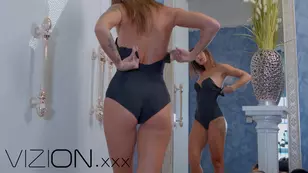 Nancy A enjoys flaunting her slender body shamelessly