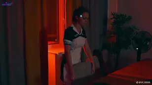 Superb cosplay from Sia Siberia in p alone with a big dildo