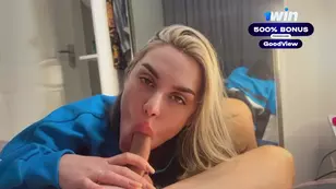 The couple passes time with the help of a friend