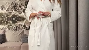 Cheerleader derived pleasure from sucking and having sex in hotel room