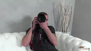 The guy has an imaginary job he interviews his future girlfriend