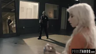 Officer Abigail Mac arrests Kenzie Reeves for public indecency but Kenzie has no panties on