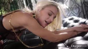 Kenna James in hot BDSM action with her partner enjoying intense flogging and hardcore sex