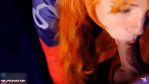 Asuka Langley creampied after posing in sexy cosplay