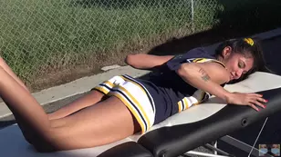 Cheerleaders' dirtiest poses in their flirty outfits armpit fetish in K