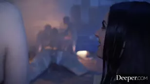 The garbage dump background adds a touch to the hardcore action with Brooklyn Gray Brooklyn Gray known for her athletic build and striking mixed race beauty brought her intense energy to this scene Born in Miami and raised in Chicago this year old America