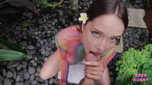 A hot Russian girl carefully prepared for a sensual morning showcasing intimacy