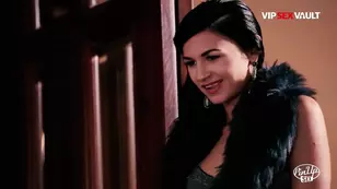 Hot work experience with seductive Leny Evil and creamy finish