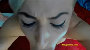 The beautiful babe has anal sex through a webcam with toys