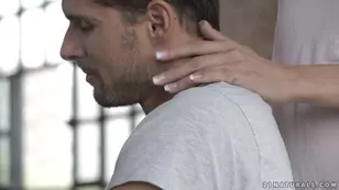 A beautiful girl gets her long awaited sex on the table with intense passion