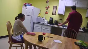 Role play with a taboo theme of a responsible dad at glory hole