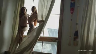 SharonQ's solo action daring content from a bold creator