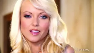 Czech model Jana Cova playing harmonica and masturbating