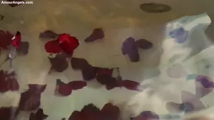 Softcore porn with Amour Angels showcasing solo action and shower scenes