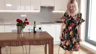 Playful Siberian teen Eva Elfie masturbating in a steamy p video