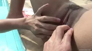 Lesbian sex in the open air in stunning p resolution with Josy and Nicki