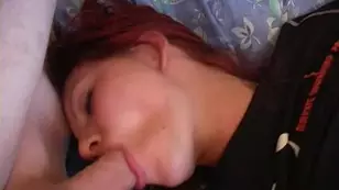 Sexual drunken girl in stockings is having a great sex with stranger