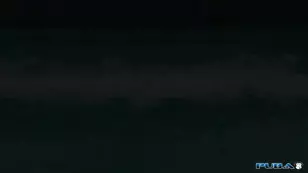 Two sexy blondies get fucked outdoors by the pool experiencing intense pleasure