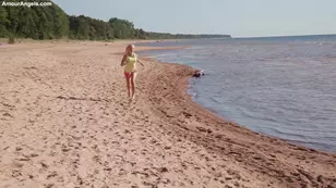 Angelic blonde in hardcore sex action