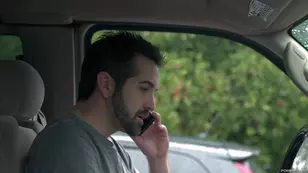 Mature MILF India Summer in a dark purple outfit