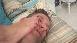 Femdom sex with big tits teen Katarina Muti in p