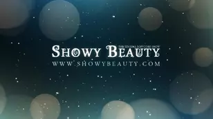 A young adorable blonde as a cook in the kitchen